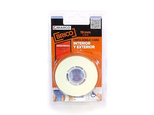 Levitantes Doppelseitiges Klebeband innen und außen, 3 x 19 mm, perfekt für Bastelarbeiten, Montage und Befestigung auf verschiedenen Oberflächen. Levitantes Doppelseitiges Klebeband innen und außen, 3 x 19 mm, perfekt für Bastelarbeiten, Montage und Befestigung auf verschiedenen Oberflächen. von Levitantes