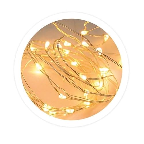 Levitantes Lichterkette mit 10 m langem Draht mit 8 Warmlicht-Funktionen, ideal für Dekoration und gemütliche Umgebungen von Levitantes