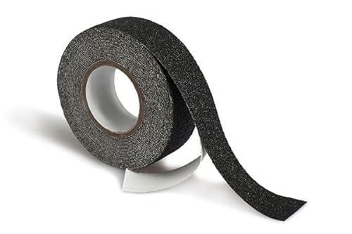 Levitantes Rutschfestes Klebeband, schwarz, 25 mm x 15 m, ideal zur Erhöhung der Reibung auf Oberflächen und zur Verhinderung von Stürzen Levitantes Rutschfestes Klebeband, schwarz, 25 mm x 15 m, ideal zur Erhöhung der Reibung auf Oberflächen und zur Verhinderung von Stürzen von Levitantes
