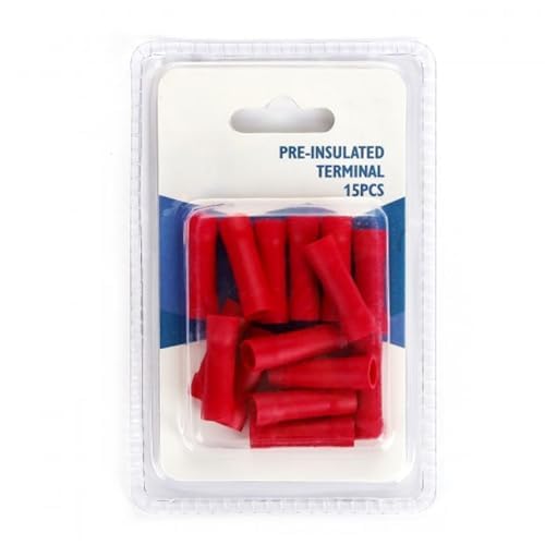 Terminal - vorisolierte Klemme BV5.5, rot, 15 Stück pro Blisterpackung, ideal für sichere und robuste elektrische Verbindungen. * Terminal - vorisolierte Klemme BV5.5, rot, 15 Stück pro Blisterpackung, ideal für sichere und robuste elektrische Verbindungen. * von Levitantes