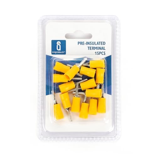 Vorisolierte Klemme – isolierte Klemmen, Maße 5,5 mm, Packung mit 15 Stück, ideal für sichere und effiziente elektrische Verbindungen Vorisolierte Klemme – isolierte Klemmen, Maße 5,5 mm, Packung mit 15 Stück, ideal für sichere und effiziente elektrische Verbindungen von Levitantes