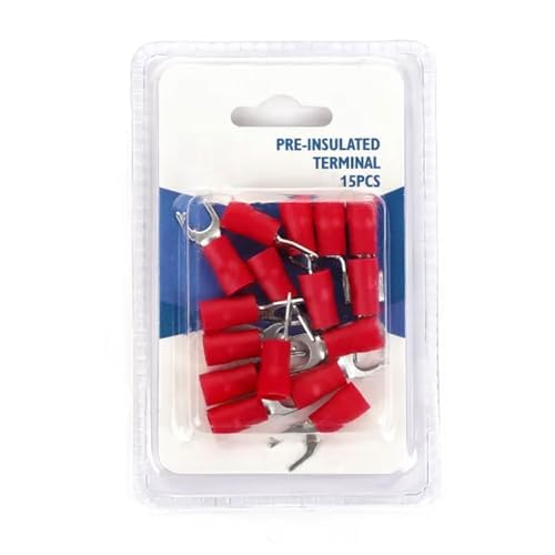 Vorisolierte Klemme – rote Anschlussklemme SV5.5-6, 15 Stück pro Blisterpackung, ideal für sichere und effiziente elektrische Installationen* Vorisolierte Klemme – rote Anschlussklemme SV5.5-6, 15 Stück pro Blisterpackung, ideal für sichere und effiziente elektrische Installationen* von Levitantes