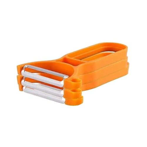 levitantes Mehrzweckschäler im 3er-Pack, hergestellt aus Edelstahl und ergonomischem Kunststoff, ideal zum Schälen von Obst und Gemüse mit Leichtigkeit. von Levitantes