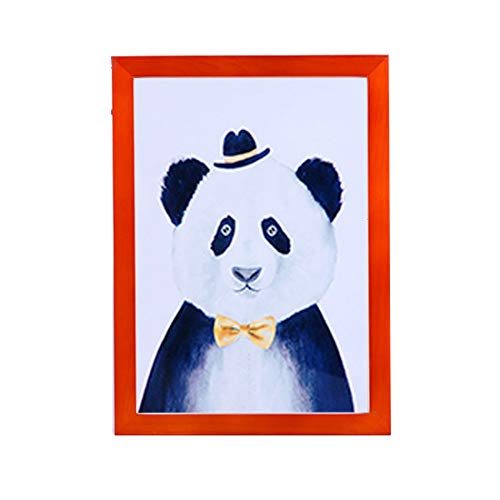 Levoberg Fotorahmen a4 Rot, Bilderrahmen a4 21 X 29,7cm, aus 100% Holz für Kinderzimmer Schlafzimmer Wohnzimmer Wand Fotorahmen Wanddekoration von Levoberg