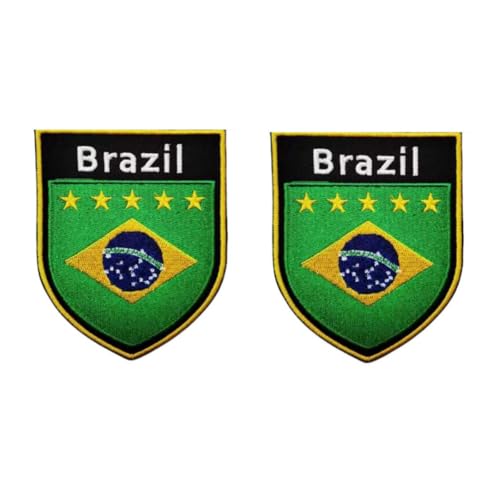 Aufnäher zum Aufbügeln, 2026 Fußballweltmeisterschaft 2026 (Brasilien) von Levviye