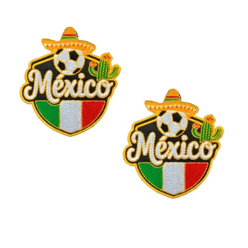 Aufnäher zum Aufbügeln, 2026 Fußballweltmeisterschaft 2026 (Mexiko) von Levviye