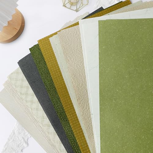 LewuwoPoing 30 Blatt strukturiertes Kunstpapier, sortiert, 14 x 21 cm, A5, gemischtes spezielles Bastelpapier für Scrapbooking, Junk, Journaling, Zubehör, Dialy-Plan, Geschenkkarten, Verzierungen LewuwoPoing 30 Blatt strukturiertes Kunstpapier, sortiert, 14 x 21 cm, A5, gemischtes spezielles Bastelpapier für Scrapbooking, Junk, Journaling, Zubehör, Dialy-Plan, Geschenkkarten, Verzierungen von LewuwoPoing