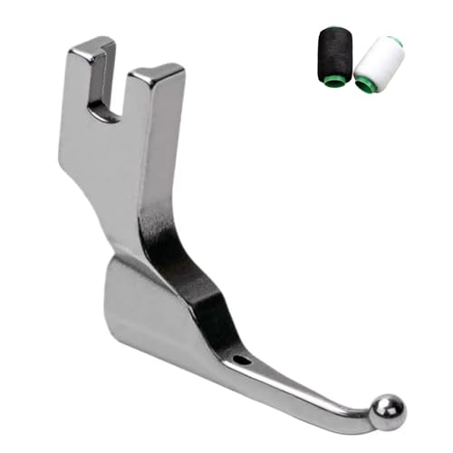 P369 Nähfuß, Neuer spezieller Nähfuß mit Perlenpailletten, Fuß for Brautkleiderperlen for Nähen und for Perlenstoffe, kein Perlenklopfen, Anti-Curl und Stoffhalt for Abendkleider, Modestoffe(1pcs Silv von LexTex
