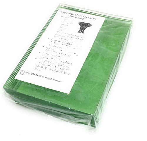 Lexicon Select Linoblock 150x100mm transparent Super Soft Linoblock 10 Stück mit Tipps & Tipps Guide Lexicon Select Linoblock 150x100mm transparent Super Soft Linoblock 10 Stück mit Tipps & Tipps Guide von Lexicon Select