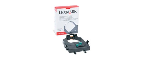 Lexmark 11A3540 Farbband für Matrixdrucker Schwarz (Lexmark 2380, 2381, 2390, 2391, 2480, 2481, 2490, 2491, 2580, 2580n, 2581, 2581n, 2590, 2590n,..., Schwarz, 4000000 Zeichen, 94 mm, 31 mm) von Lexmark
