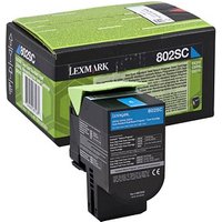 Lexmark 80C2SC0  cyan Toner von Lexmark