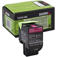 Lexmark 80C2SM0  magenta Toner von Lexmark