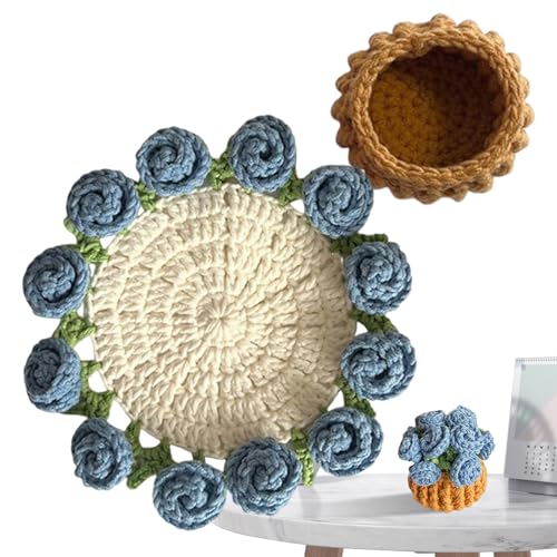 Häkelblumen Untersetzer - Häkeln Deko Untersetzer | Weiches Vintage Design Set Für Geburtstag Hotel Zuhause Schreibtisch Tisch Häkelblumen Untersetzer - Häkeln Deko Untersetzer | Weiches Vintage Design Set Für Geburtstag Hotel Zuhause Schreibtisch Tisch von Lexsyn