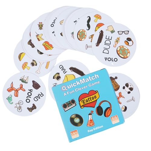 Lexsyn Kartenspiel Für Tisch,Kartenspiel Mit Musik-Thema Aus Papier - 55 Karten Multiplayer Spiel Mit Anleitung Für 7-15 Jahre Jugendliche Erwachsene Anfänger Lexsyn Kartenspiel Für Tisch,Kartenspiel Mit Musik-Thema Aus Papier - 55 Karten Multiplayer Spiel Mit Anleitung Für 7-15 Jahre Jugendliche Erwachsene Anfänger von Lexsyn