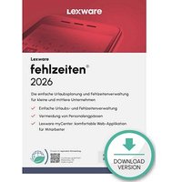 LEXWARE Fehlzeiten 2026  Software Vollversion (Download-Link) von Lexware