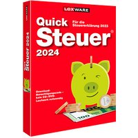 LEXWARE QuickSteuer 2024 (für das Steuerjahr 2023) Software Vollversion (PKC) von Lexware