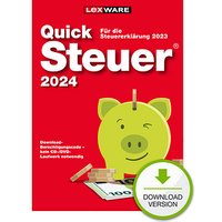 LEXWARE QuickSteuer 2024 (für das Steuerjahr 2023) Software Vollversion (Download-Link) von Lexware