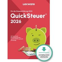 LEXWARE QuickSteuer 2026 (für das Steuerjahr 2025) Software Vollversion (Download-Link) von Lexware