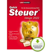 LEXWARE QuickSteuer Deluxe 2022 (für das Steuerjahr 2021) Software Vollversion (Download-Link) von Lexware