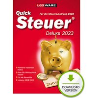 LEXWARE QuickSteuer Deluxe 2023 (für das Steuerjahr 2022) Software Vollversion (Download-Link) von Lexware