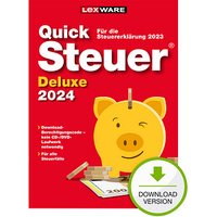 LEXWARE QuickSteuer Deluxe 2024 (für das Steuerjahr 2023) Software Vollversion (Download-Link) von Lexware