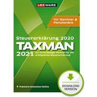 LEXWARE TAXMAN Rentner & Pensionäre 2021 (für das Steuerjahr 2020) Software Vollversion (Download-Link) von Lexware