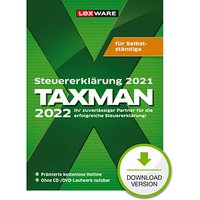 LEXWARE TAXMAN Selbstständige 2022 (für das Steuerjahr 2021) Software Vollversion (Download-Link) von Lexware
