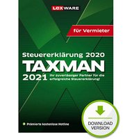 LEXWARE TAXMAN Vermieter 2021 (für das Steuerjahr 2020) Software Vollversion (Download-Link) von Lexware