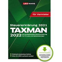 LEXWARE TAXMAN Vermieter 2022 (für das Steuerjahr 2021) Software Vollversion (Download-Link) von Lexware