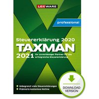 LEXWARE TAXMAN professional 2021 (für das Steuerjahr 2020) Software Vollversion (Download-Link) von Lexware