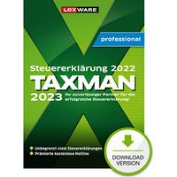 LEXWARE TAXMAN professional 2023 (für das Steuerjahr 2022) Software Vollversion (Download-Link) von Lexware