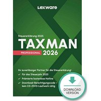 LEXWARE TAXMAN professional 2026 (für das Steuerjahr 2025) Software Vollversion (Download-Link) von Lexware