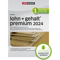 LEXWARE lohn+gehalt premium 2024 Software Vollversion (Download-Link) von Lexware