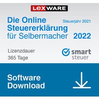 LEXWARE smartsteuer 2022 (für das Steuerjahr 2021) Software Vollversion (Download-Link) von Lexware