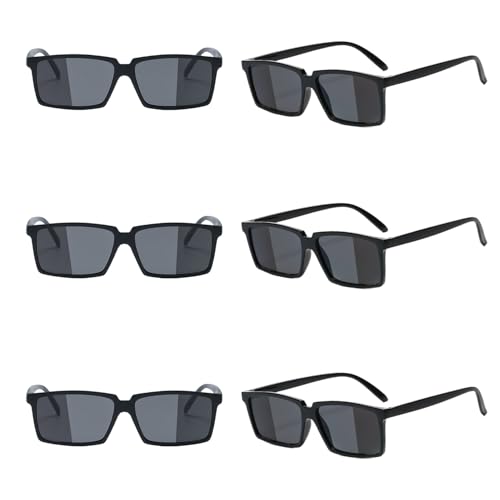 Lezevn 6pcs Agent Brille Polizei Geheimagent Sonnenbrille für Halloween, Weihnachten, Cosplay, Rollenspiele & Party Dress Up von Lezevn