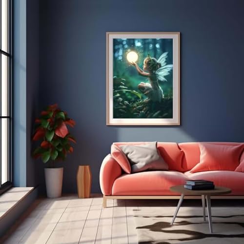 Diamond Painting Erwachsene, Elf Wald DIY 5D Diamant Painting Bilder, Diamond Art Malerei Stickerei Kreuzstich Crystal Strass Handwerk, Diamant Malerei Kits Kinder für Home Wand Dekor 20x30cm L383 Diamond Painting Erwachsene, Elf Wald DIY 5D Diamant Painting Bilder, Diamond Art Malerei Stickerei Kreuzstich Crystal Strass Handwerk, Diamant Malerei Kits Kinder für Home Wand Dekor 20x30cm L383 von Leznzen