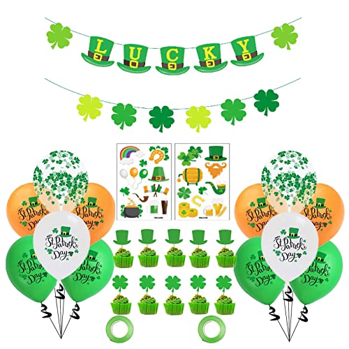 1 Set Patrick's Day Party Dekorationen Kleeblatt Vierblatt für Luftballons Kuchen Topper Irish Oktoberfest Party Supplies 1 Set Patrick's Day Party Dekorationen Kleeblatt Vierblatt für Luftballons Kuchen Topper Irish Oktoberfest Party Supplies von LfrXtra