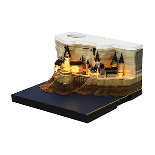 1 x Notizblöcke, Papierkunst mit Licht, 3D-Sticknotizen, praktische Aufkleber, Papierkarten, Basteln für kreative Postnotizen, Notizblock von LfrXtra