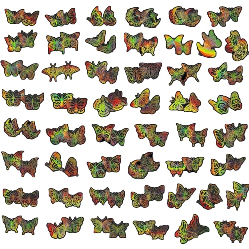 100x/Pack Butterfly Aufkleber Farbenfrohe Abziehbilder Selbstklebende Aufkleber Für Laptop Journal Scrapbooking Dekorationen von LfrXtra