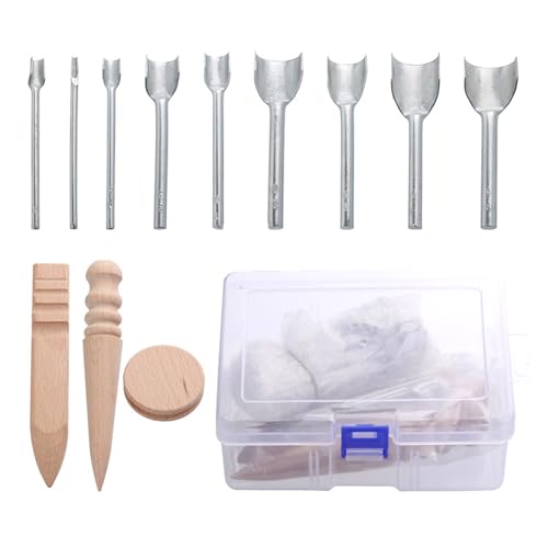 12-pcs Halbrundschneider Stanzwerkzeug Holz Leder Kante Slicker Werkzeug Für Ledergürtel Brieftasche Kleidung Reparatur 12-pcs Halbrundschneider Stanzwerkzeug Holz Leder Kante Slicker Werkzeug Für Ledergürtel Brieftasche Kleidung Reparatur von LfrXtra
