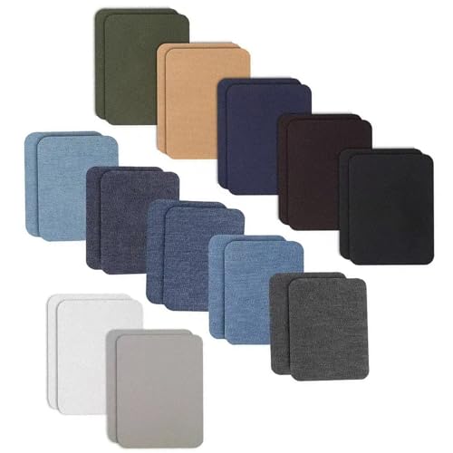 20/24 Stück/Set Jeans Patches Denims Reparatur Flicken Bügelflicken Selbstklebend Flicken für Kleidung Loch Reparatur 20/24 Stück/Set Jeans Patches Denims Reparatur Flicken Bügelflicken Selbstklebend Flicken für Kleidung Loch Reparatur von LfrXtra