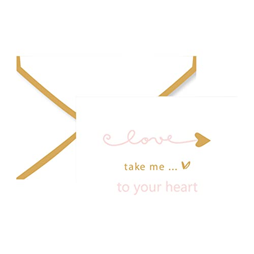 20 x Dankeskarten, Bronzing For Wish Blessing, Karte mit Umschlag, Valentinstag, Vatertag, Grußkarte 20 x Dankeskarten, Bronzing For Wish Blessing, Karte mit Umschlag, Valentinstag, Vatertag, Grußkarte von LfrXtra