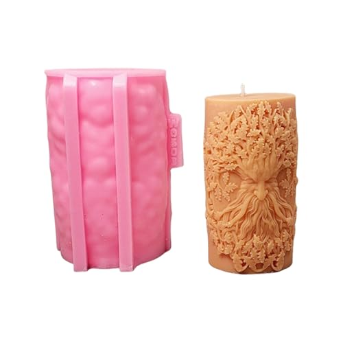 3D Baum Geschnitzte Silikonkerzenform Seife Making Formen Zylinder Silikon Kerzenformen Epoxidharz Silikonformen 3D Baum Geschnitzte Silikonkerzenform Seife Making Formen Zylinder Silikon Kerzenformen Epoxidharz Silikonformen von LfrXtra
