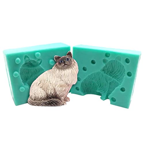 3D Hund Für Katzen Handgefertigt Silikonform Gips Kerze Seife Fondantform Für Candy Schokolade Dessert Backkochen 3D Hund Für Katzen Handgefertigt Silikonform Gips Kerze Seife Fondantform Für Candy Schokolade Dessert Backkochen von LfrXtra