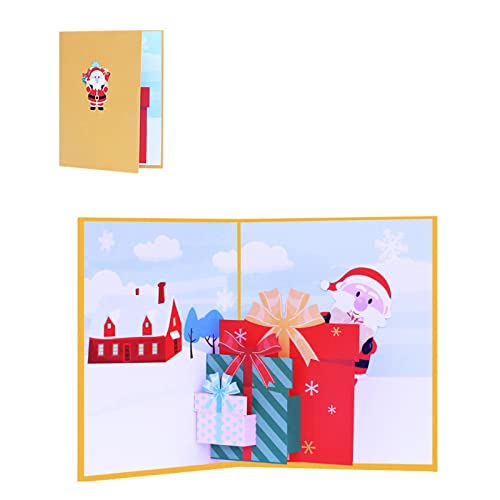 3D Weihnachtskarte bewegliche Weihnachtsmann-Karten Überraschung geheimnisvoll für Kinder Kinder Mädchen Jungen Festival 3D Weihnachtskarte bewegliche Weihnachtsmann-Karten Überraschung geheimnisvoll für Kinder Kinder Mädchen Jungen Festival von LfrXtra