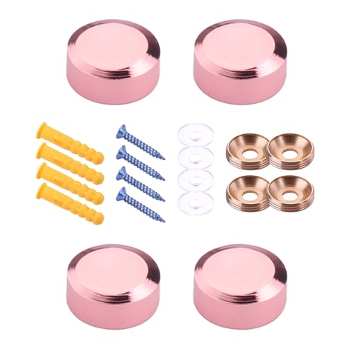 4 Stück praktische, stabile Messingschrauben in Roségold, einfache Installation für Innenarchitekten und Enthusiasten 4 Stück praktische, stabile Messingschrauben in Roségold, einfache Installation für Innenarchitekten und Enthusiasten von LfrXtra