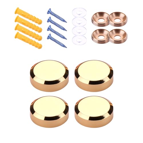 4 Stück praktische, stabile Messingschrauben mit goldfarbenem Glas, einfache Installation für Innenarchitekten und Enthusiasten 4 Stück praktische, stabile Messingschrauben mit goldfarbenem Glas, einfache Installation für Innenarchitekten und Enthusiasten von LfrXtra