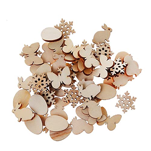50 Stück geschnittenes Holz Ostern und Verzierung Holzform Handwerk Hochzeit 50 Stück geschnittenes Holz Ostern und Verzierung Holzform Handwerk Hochzeit von LfrXtra