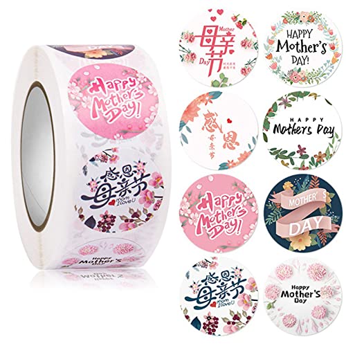 500 Stück Happy Mothers Day Etiketten Aufkleber Floral Seals Aufkleber Muttertag 500 Stück Happy Mothers Day Etiketten Aufkleber Floral Seals Aufkleber Muttertag von LfrXtra