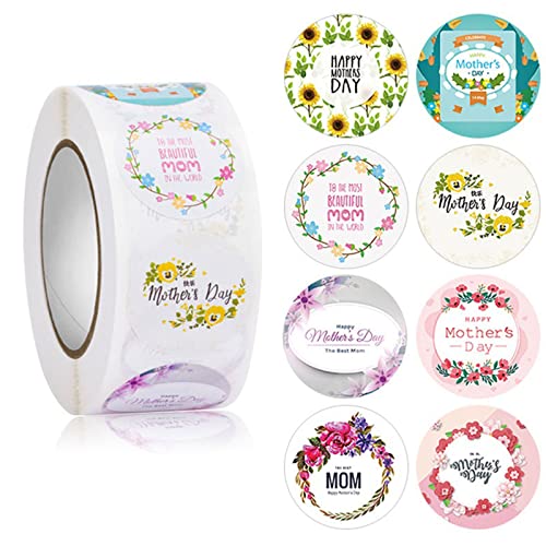500 Stück Happy Mothers Day Etiketten Aufkleber Floral Seals Aufkleber Muttertag 500 Stück Happy Mothers Day Etiketten Aufkleber Floral Seals Aufkleber Muttertag von LfrXtra